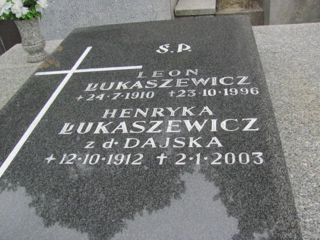 Leon ŁUKASZEWICZ 1910 Gdynia - Grobonet - Wyszukiwarka osób pochowanych