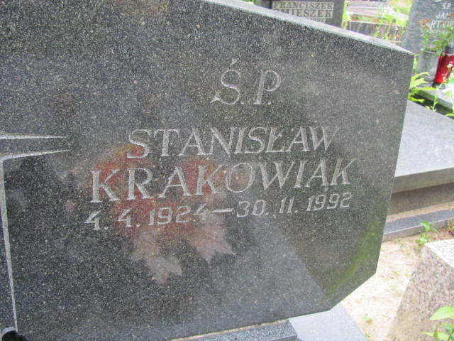Stanisław KRAKOWIAK 1924 Gdynia - Grobonet - Wyszukiwarka osób pochowanych