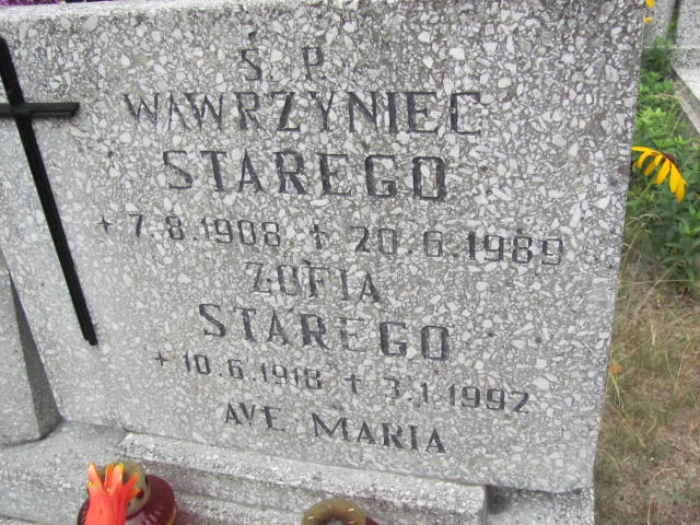 Zofia STAREGO 1918 Gdynia - Grobonet - Wyszukiwarka osób pochowanych