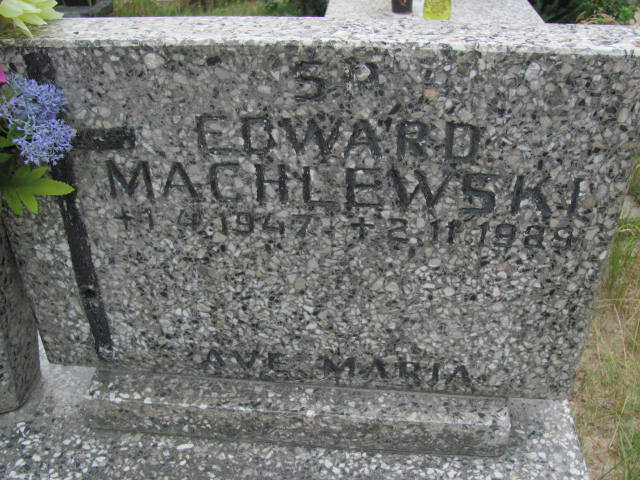 Edward MACHLEWSKI 1947 Gdynia - Grobonet - Wyszukiwarka osób pochowanych