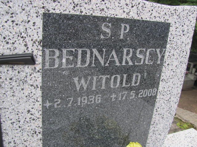 WITOLD EUGENIUSZ BEDNARSKI 1936 Gdynia - Grobonet - Wyszukiwarka osób pochowanych