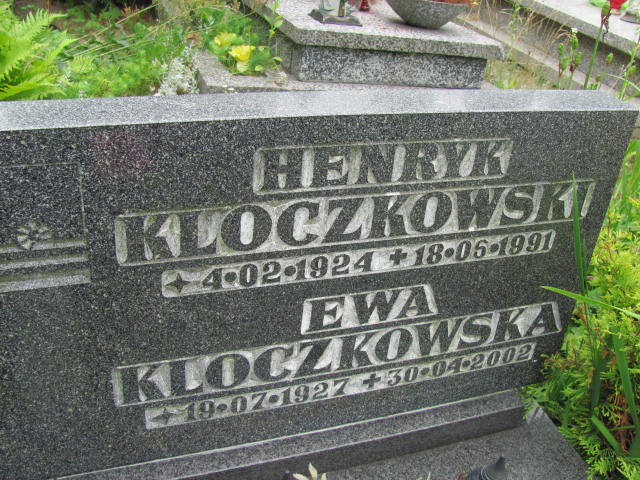 Henryk KLOCZKOWSKI 1924 Gdynia - Grobonet - Wyszukiwarka osób pochowanych