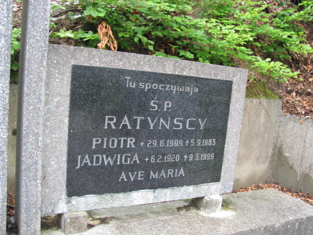 Piotr RATYŃSKI 1909 Gdynia - Grobonet - Wyszukiwarka osób pochowanych