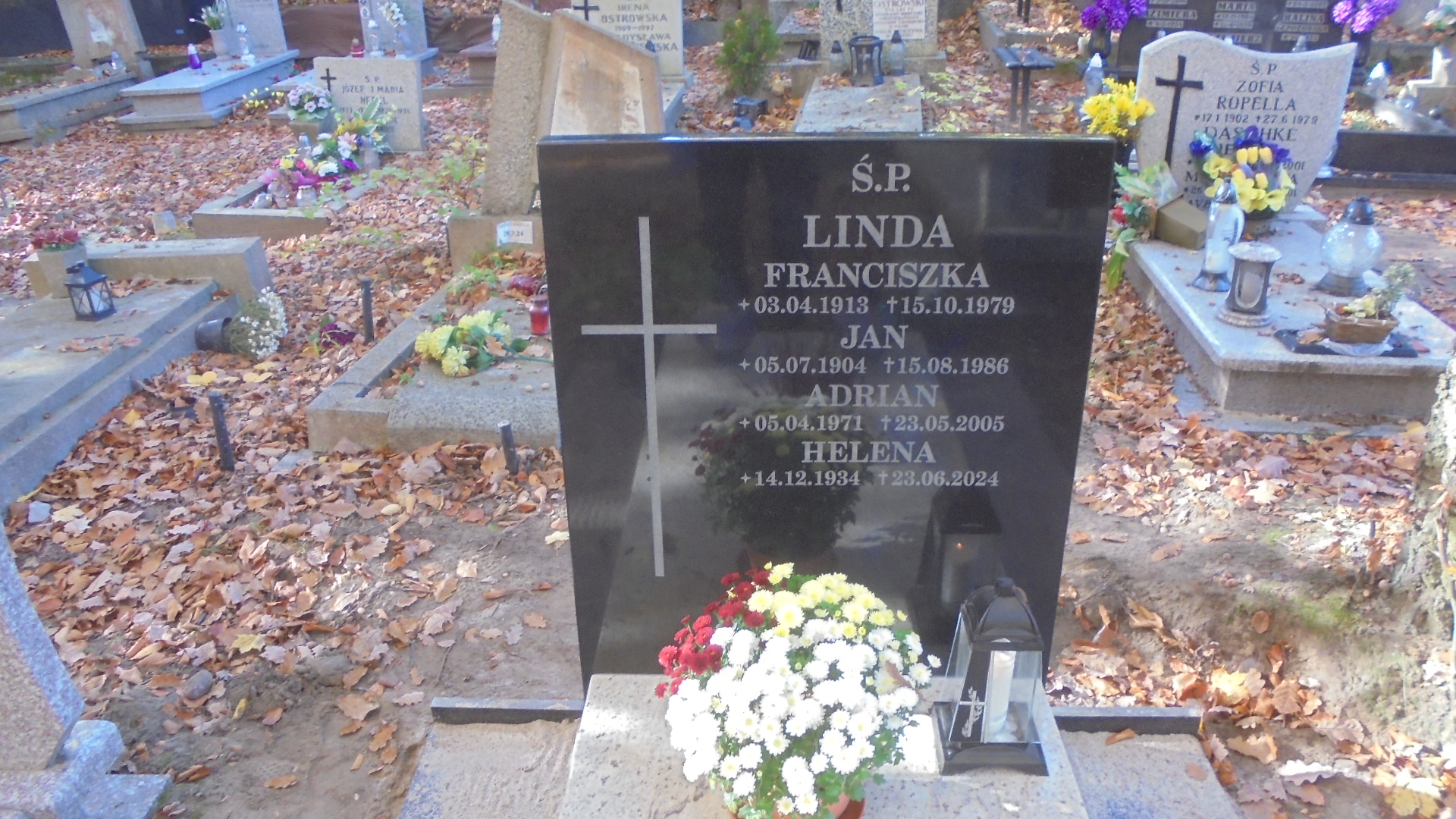 Franciszka LINDA 1913 Gdynia - Grobonet - Wyszukiwarka osób pochowanych