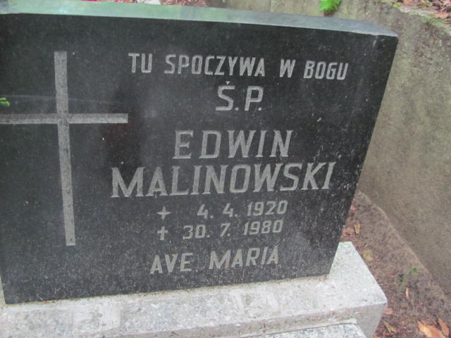 Edwin MALINOWSKI 1920 Gdynia - Grobonet - Wyszukiwarka osób pochowanych