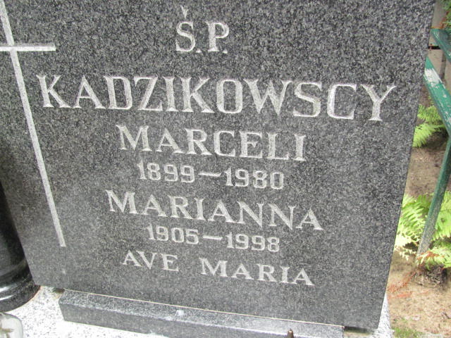 Marianna KADZIKOWSKA 1905 Gdynia - Grobonet - Wyszukiwarka osób pochowanych