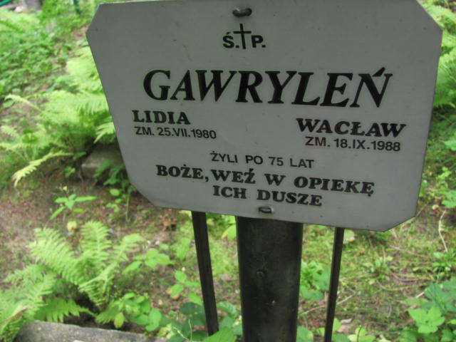 Wacław GAWRYLEŃ 1913 Gdynia - Grobonet - Wyszukiwarka osób pochowanych