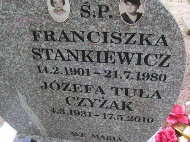 Józefa Leokadia CZYŻAK 1931 Gdynia - Grobonet - Wyszukiwarka osób pochowanych