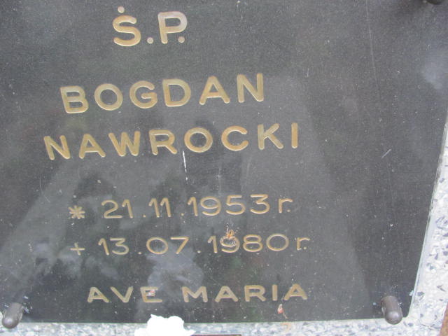 Bogdan NAWROCKI 1953 Gdynia - Grobonet - Wyszukiwarka osób pochowanych