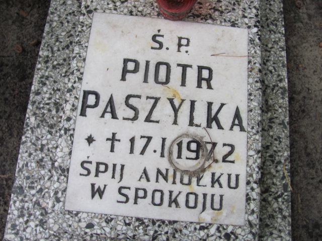 Piotr PASZYLKA 1972 Gdynia - Grobonet - Wyszukiwarka osób pochowanych