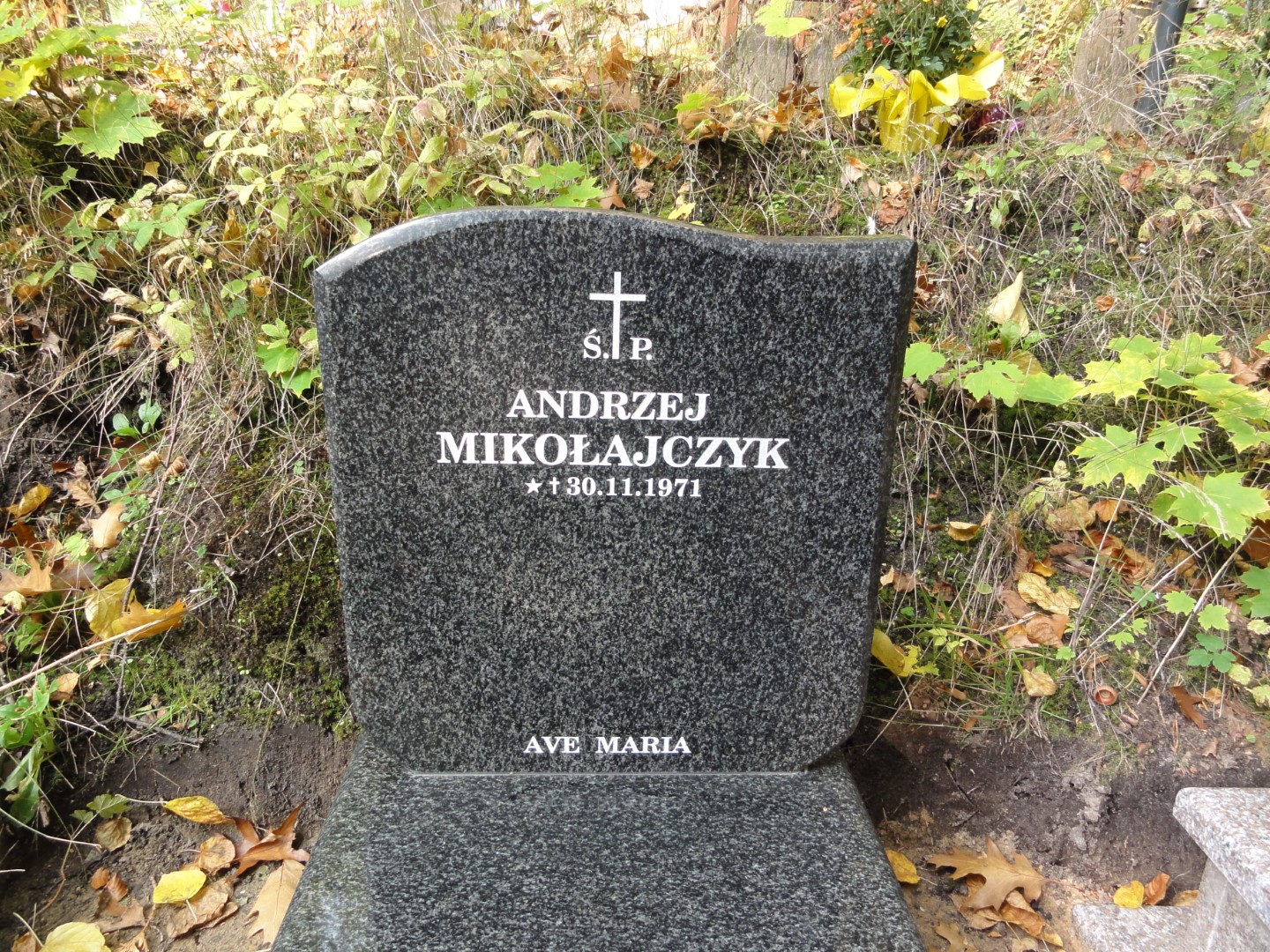 Andrzej MIKOŁAJCZYK 1971 Gdynia - Grobonet - Wyszukiwarka osób pochowanych