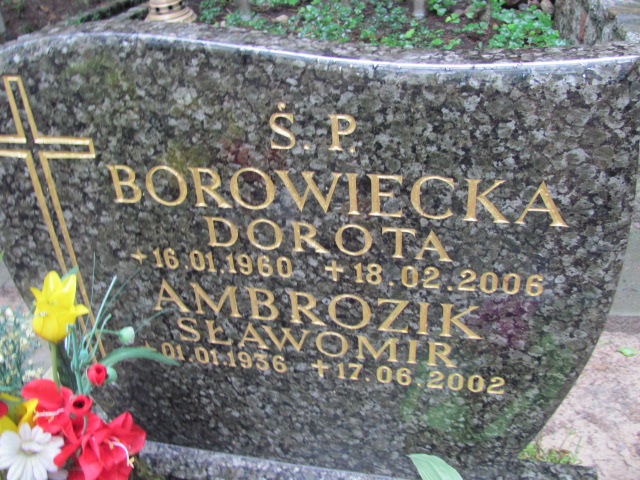 Dorota Elżbieta BOROWIECKA 1960 Gdynia - Grobonet - Wyszukiwarka osób pochowanych