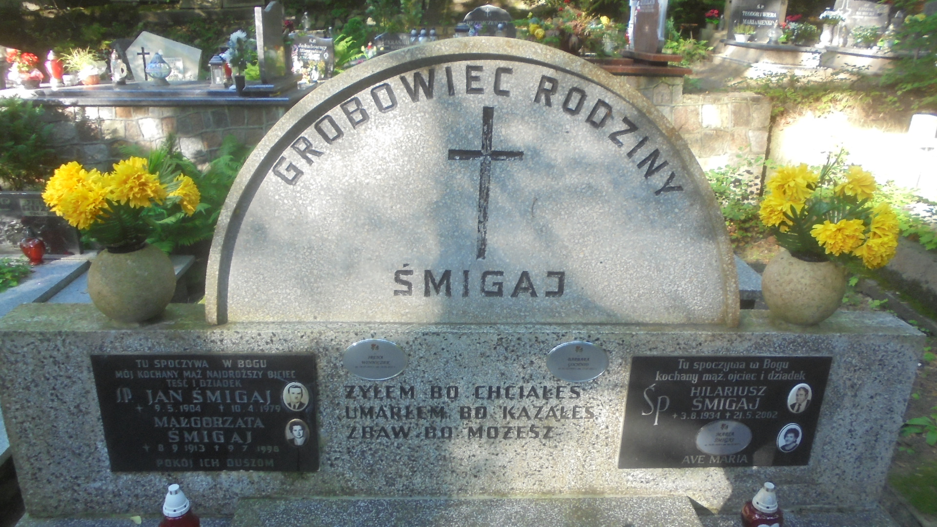 Hilariusz śMIGAJ 1934 Gdynia - Grobonet - Wyszukiwarka osób pochowanych