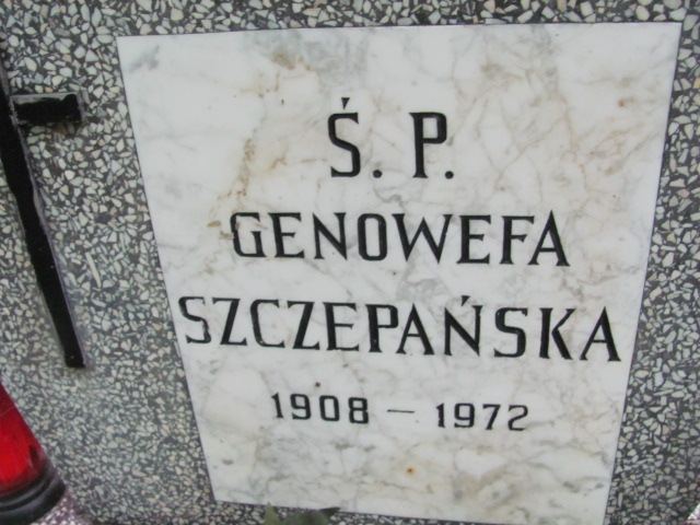 Genowefa SZCZEPAŃSKA 1908 Gdynia - Grobonet - Wyszukiwarka osób pochowanych