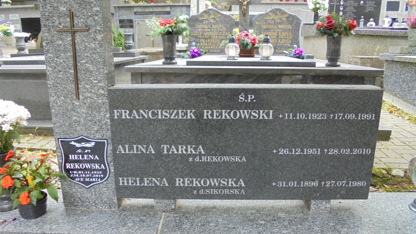 Franciszek Bronisław REKOWSKI 1923 Gdynia - Grobonet - Wyszukiwarka osób pochowanych