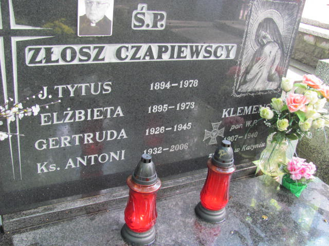 Antoni Alojzy CZAPIEWSKI 1932 Gdynia - Grobonet - Wyszukiwarka osób pochowanych