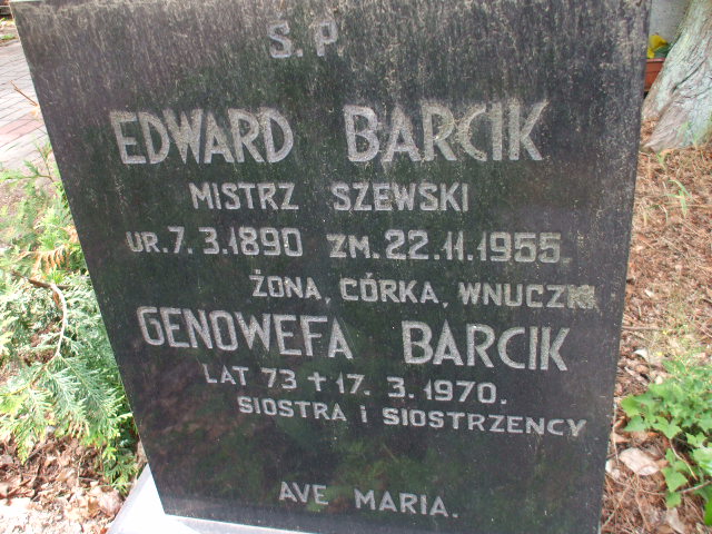 Edward BARCIK Gdynia - Grobonet - Wyszukiwarka osób pochowanych