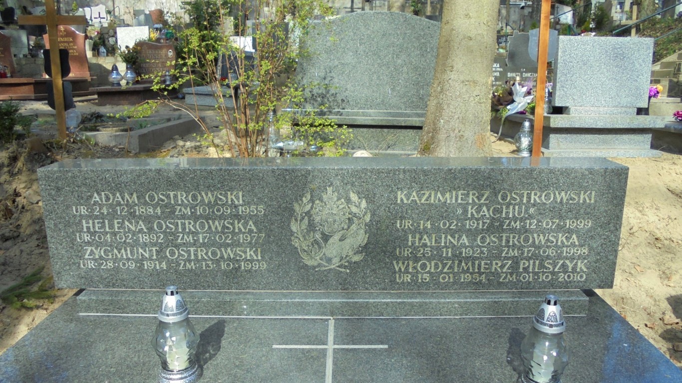 Kazimierz Jan OSTROWSKI 1917 Gdynia - Grobonet - Wyszukiwarka osób pochowanych