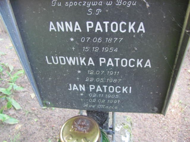 Anna PATOCKA Gdynia - Grobonet - Wyszukiwarka osób pochowanych