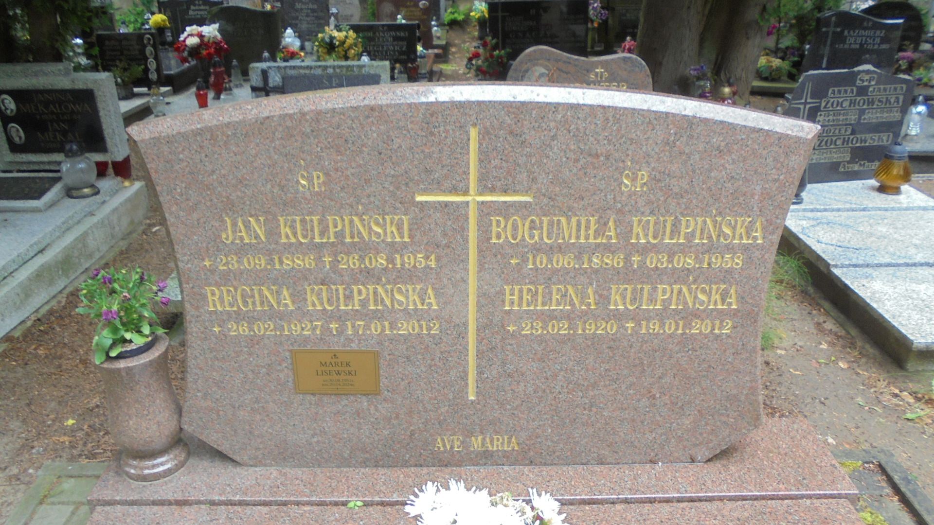 REGINA MARIA BOGUMIŁA KULPIŃSKA 1927 Gdynia - Grobonet - Wyszukiwarka osób pochowanych