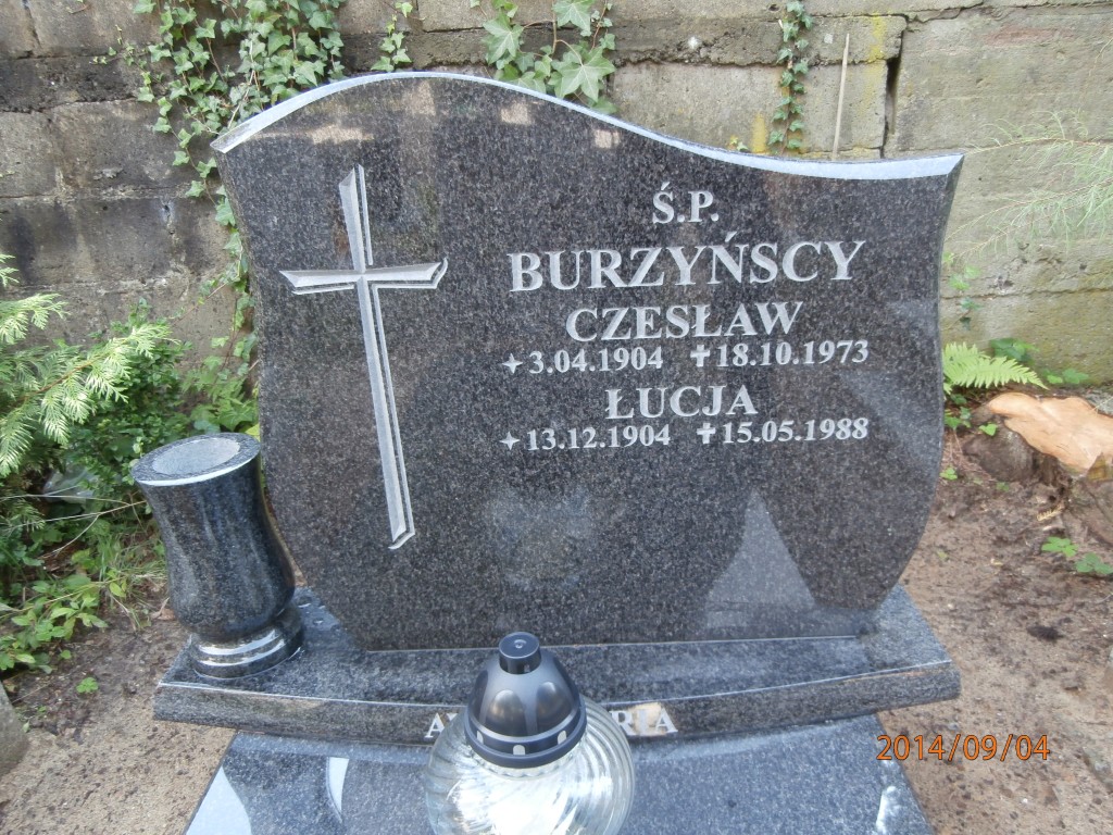 Czesław BURZYŃSKI 1904 Gdynia - Grobonet - Wyszukiwarka osób pochowanych