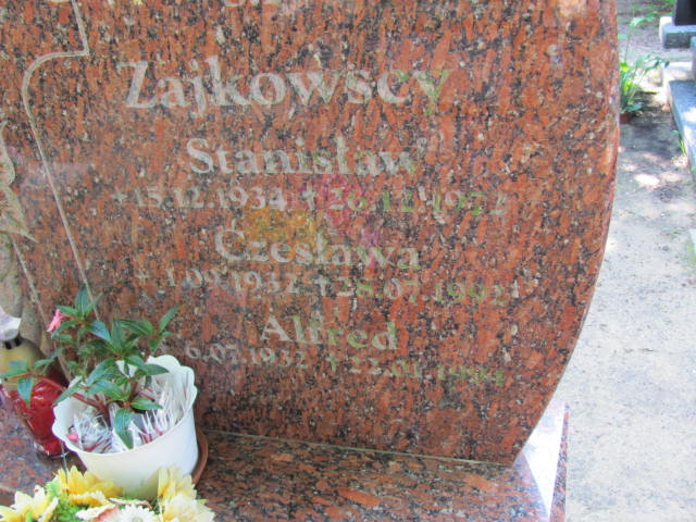 Stanisław ZAJKOWSKI 1934 Gdynia - Grobonet - Wyszukiwarka osób pochowanych