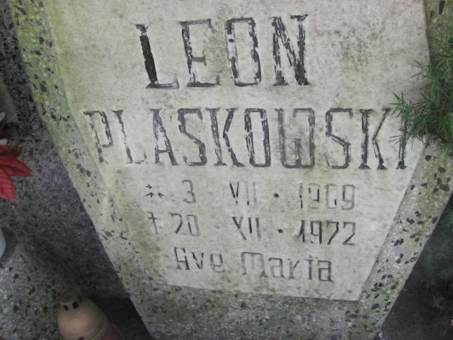 Leon PLASKOWSKI 1909 Gdynia - Grobonet - Wyszukiwarka osób pochowanych