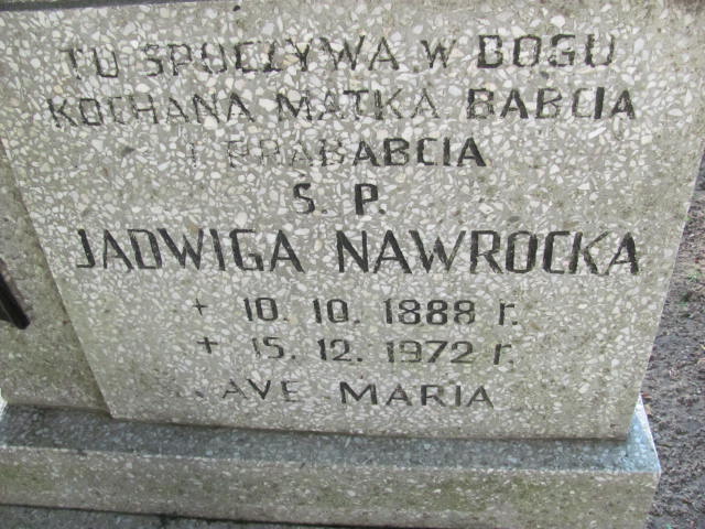 Jadwiga NAWROCKA Gdynia - Grobonet - Wyszukiwarka osób pochowanych