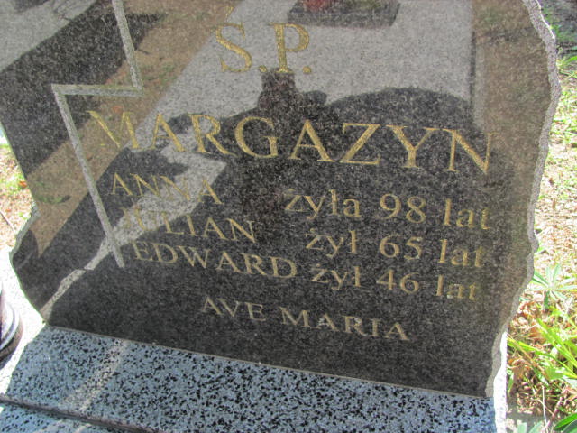 Anna MARGAZYN 1906 Gdynia - Grobonet - Wyszukiwarka osób pochowanych