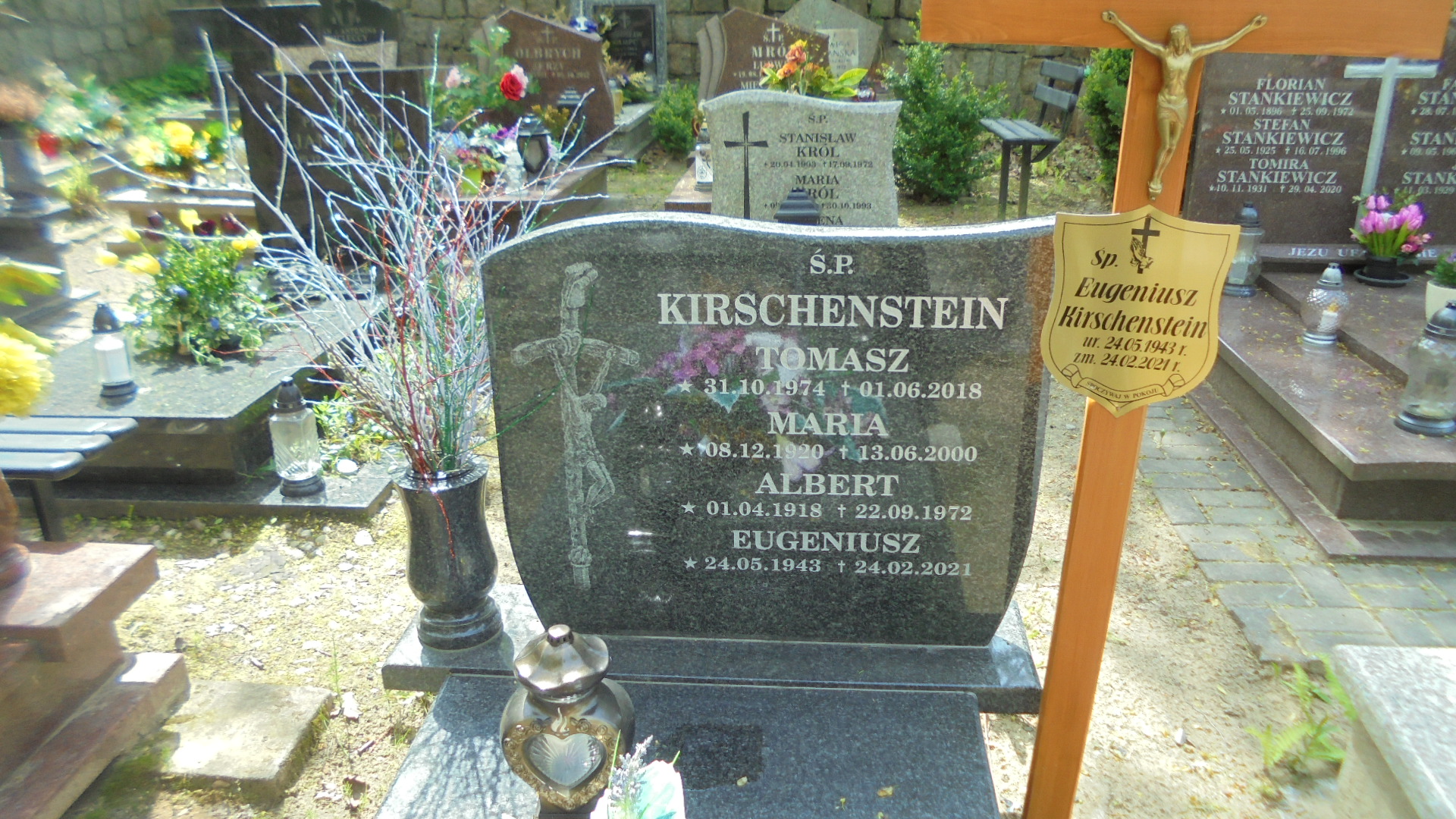 Albert Wojciech KIRSCHENSTEIN 1918 Gdynia - Grobonet - Wyszukiwarka osób pochowanych