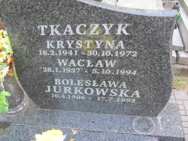 Bolesława JURKOWSKA 1906 Gdynia - Grobonet - Wyszukiwarka osób pochowanych