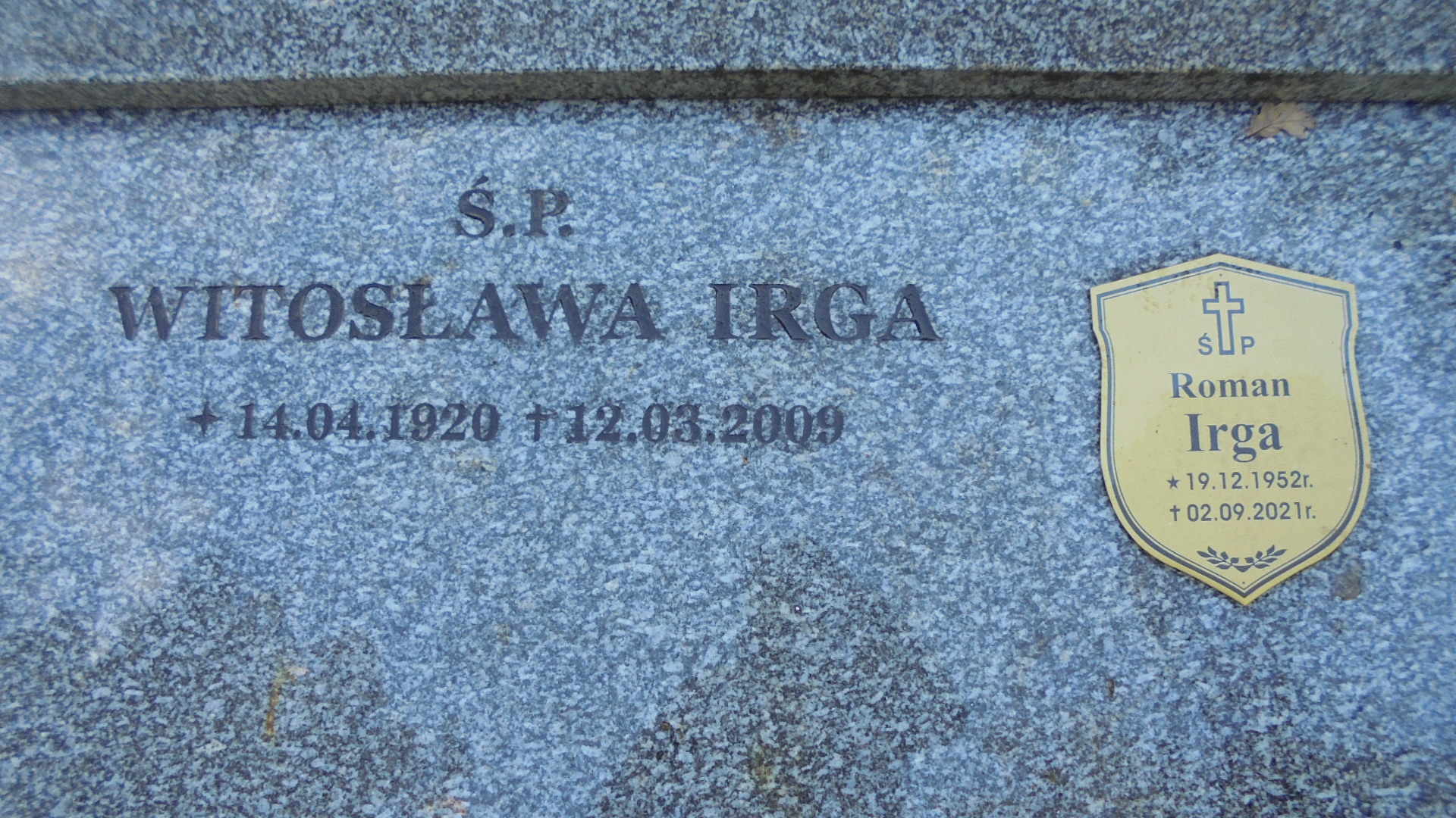 Witosława IRGA 1920 Gdynia - Grobonet - Wyszukiwarka osób pochowanych
