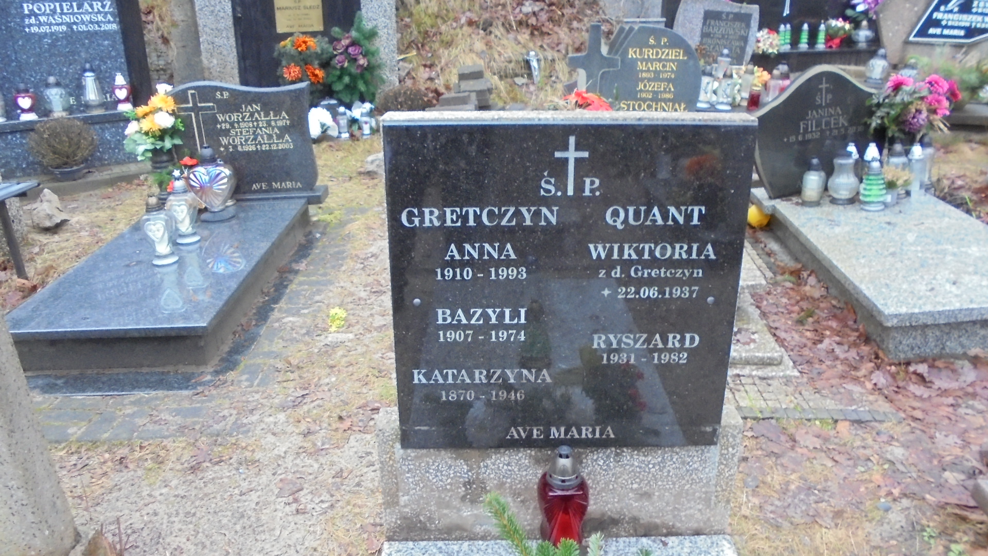 Anna GRETCZYN 1910 Gdynia - Grobonet - Wyszukiwarka osób pochowanych