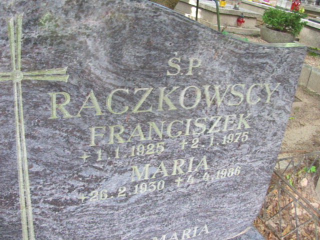 Maria RACZKOWSKA 1930 Gdynia - Grobonet - Wyszukiwarka osób pochowanych