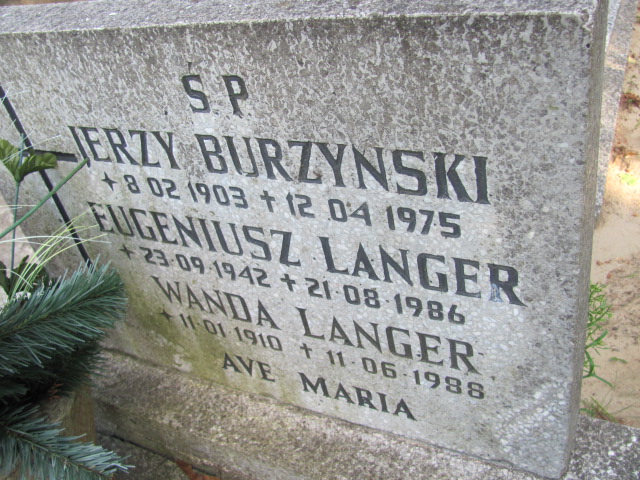 Eugeniusz LANGER 1942 Gdynia - Grobonet - Wyszukiwarka osób pochowanych