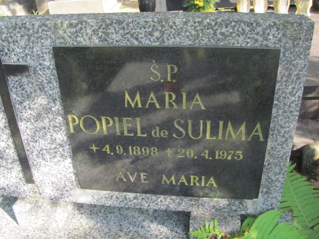 Maria POPIEL DE SULIMA Gdynia - Grobonet - Wyszukiwarka osób pochowanych