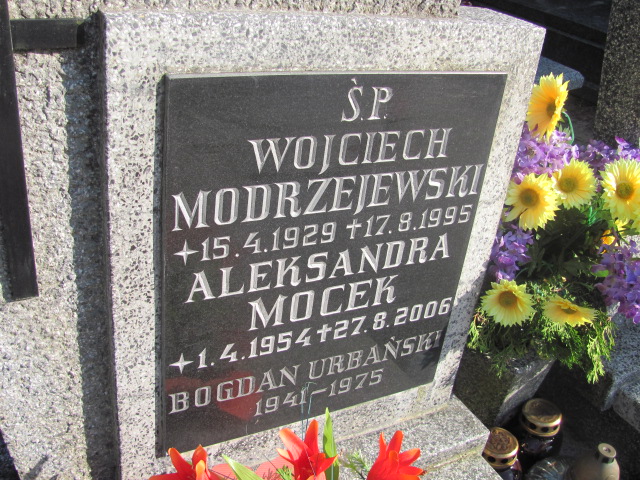 ALEKSANDRA JOANNA MOCEK 1954 Gdynia - Grobonet - Wyszukiwarka osób pochowanych