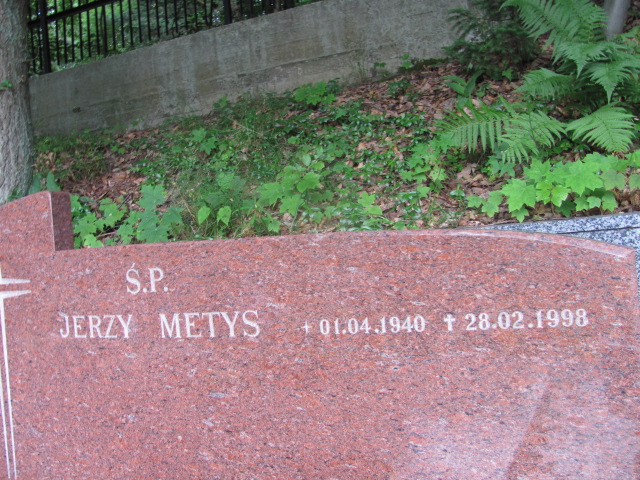 Jerzy METYS 1940 Gdynia - Grobonet - Wyszukiwarka osób pochowanych