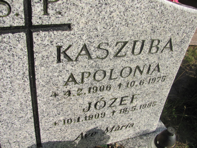 Apolonia KASZUBA 1906 Gdynia - Grobonet - Wyszukiwarka osób pochowanych