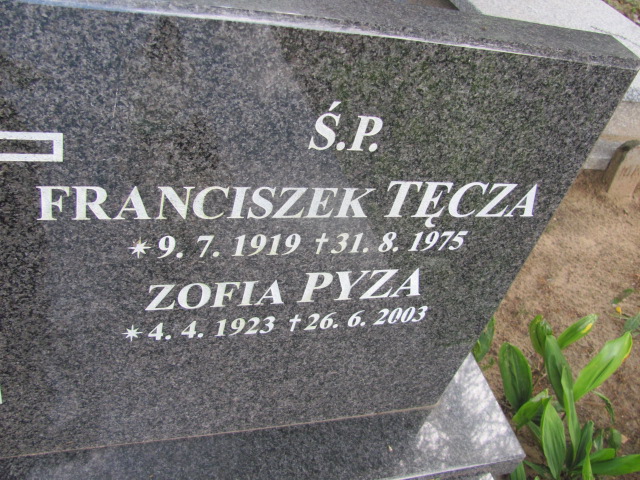 Zofia PYZA 1923 Gdynia - Grobonet - Wyszukiwarka osób pochowanych