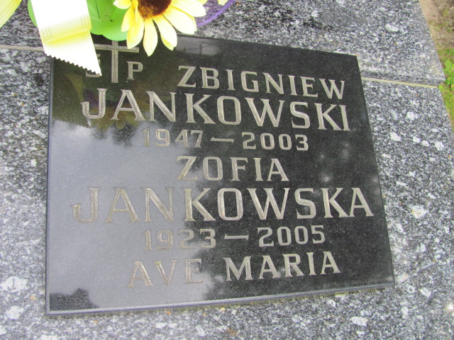 Zofia JANKOWSKA 1923 Gdynia - Grobonet - Wyszukiwarka osób pochowanych
