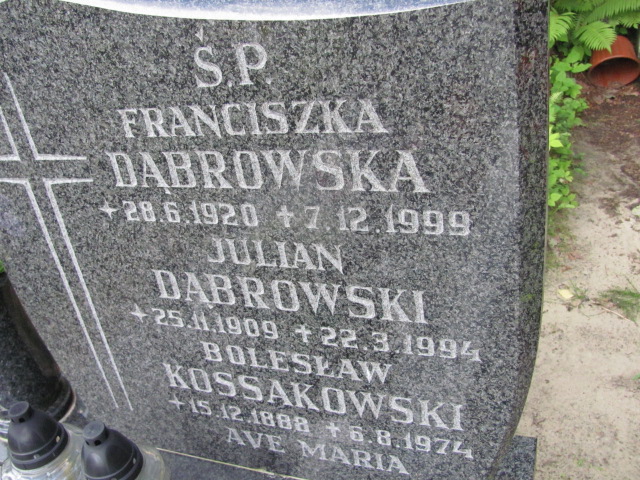 Bolesław KOSSAKOWSKI 1888 Gdynia - Grobonet - Wyszukiwarka osób pochowanych