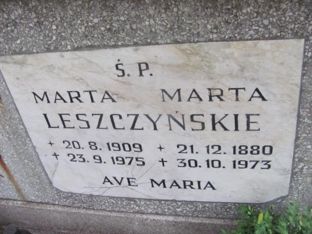 Maria LESZCZYŃSKA 1909 Gdynia - Grobonet - Wyszukiwarka osób pochowanych