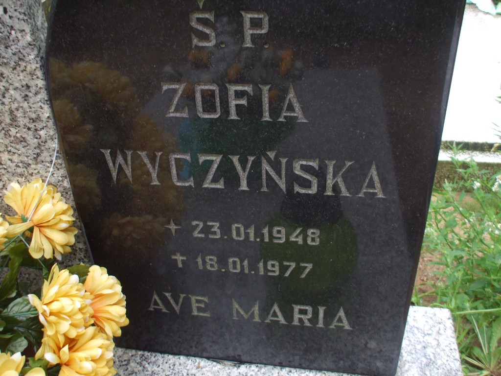 Zofia WYCZYŃSKA 1948 Gdynia - Grobonet - Wyszukiwarka osób pochowanych