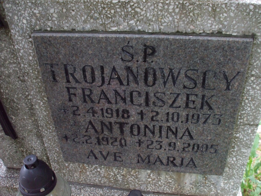 Antonina TROJANOWSKA 1920 Gdynia - Grobonet - Wyszukiwarka osób pochowanych
