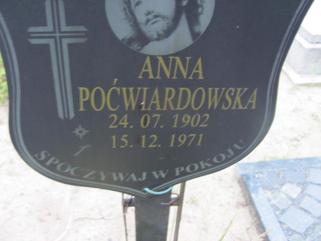Anna POĆWIARDOWSKA 1902 Gdynia - Grobonet - Wyszukiwarka osób pochowanych