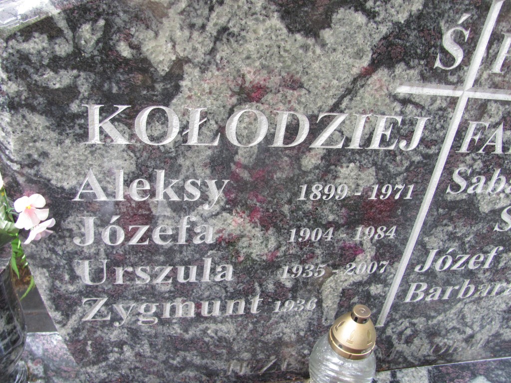 Urszula KOŁODZIEJ 1935 Gdynia - Grobonet - Wyszukiwarka osób pochowanych