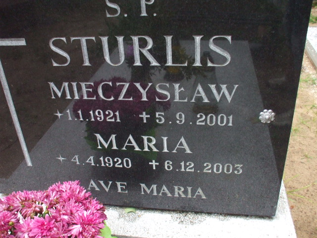 Maria STURLIS 1920 Gdynia - Grobonet - Wyszukiwarka osób pochowanych