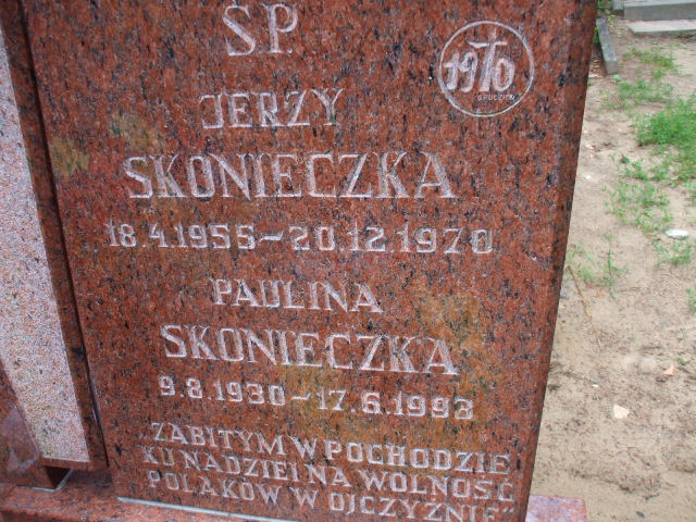 Jerzy SKONIECZKA 1955 Gdynia - Grobonet - Wyszukiwarka osób pochowanych