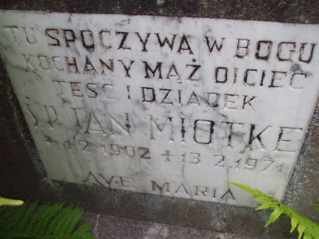 Jan MIOTKE 1902 Gdynia - Grobonet - Wyszukiwarka osób pochowanych